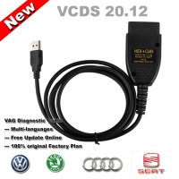 VCDS VAG COM VCDS 20.12 Original Plan 20.12 VCDS VAG COM Kable HEX+CAN USB interface With VCDS 20.12 Download Software And VCDS 20.12 Loader 1.22.1EN