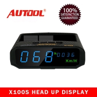 AUTOOL X100S Universal Car Solar Digital Meter X100S GPS HUD Speedometer supports for all car models