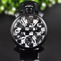Gaga Milano Manuale men's watch fashion style luxury watch Gaga watches Chess big dial 4.8cm gaga watch for men manual mechanical watch