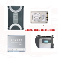 Benz eCOM DoIP with 256G SSD Ecom software & Mercedes Benz C4 Multiplexer Mercedes with V2019.3 Xentry Das Software HDD