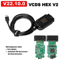 VCDS V2 Unlimited 22.10.0 Ross Tech VCDS Hex-V2 Enthusiast K + CAN USB Interface Unlimited Diagnose Interface With V22.10.0 VCDS V2 Download Software With Full license