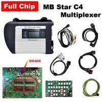 Super Full Chip MB SD Connect C4 Diagnosis C4 Multiplexer Mercedes Cars Trucks Diagnostic Tool With Top DG406 Chip And Ram
