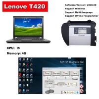 Super MB SD Connect C4 With Lenovo T420 4G I5 Laptop Installed 2019.09 Mercedes Benz Xentry DAS EPC Complete Software