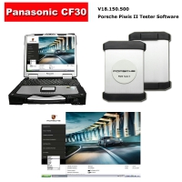 Samtec Porsche Piwis ii With Panasonic CF30 Laptop Installed V18.150.500 Porsche Piwis Tester 2 software Ready To use