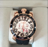 Gaga watch Birthday gift quartz chronograph gaga milano rubber watchband lovers watch with Italy flag