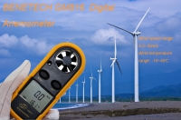 Benetech GM816 Digital Anemometer GM816 LCD Portable Wind Speed And Temperature Meter