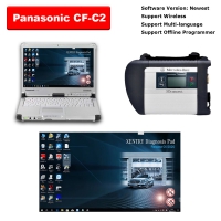 Mercedes Benz C4 MB Star SD Connect C4 Multiplexer With Panasonic CF-C2 4G I5 Laptop installed V2020.06 Benz Das Xentry Software
