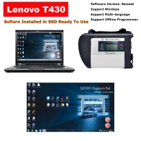 MB SD Connect C4 & Lenovo T430 4G I5 Laptop Installed V2020.12 Mercedes Benz Xentry DAS EPC Complete Software