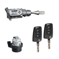 VW MQB Smart Key With Full Set Lock For All Years Full Set Lock with 3-Button Keys of VW MQB