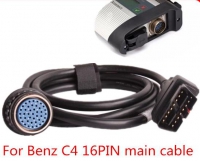 SD C4 OBD2II 16PIN Cable for SD Connect C4 Multiplexer Benz C4 16pin Main cable MB STAR SD connect C4 obd2 16pin cable