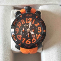 Gaga Milano CHRONO 48MM 6054.3 UNISEX fashion Gaga quartz watch six-pin luxury large dial 48mm super 3D numbers hot gaga watches